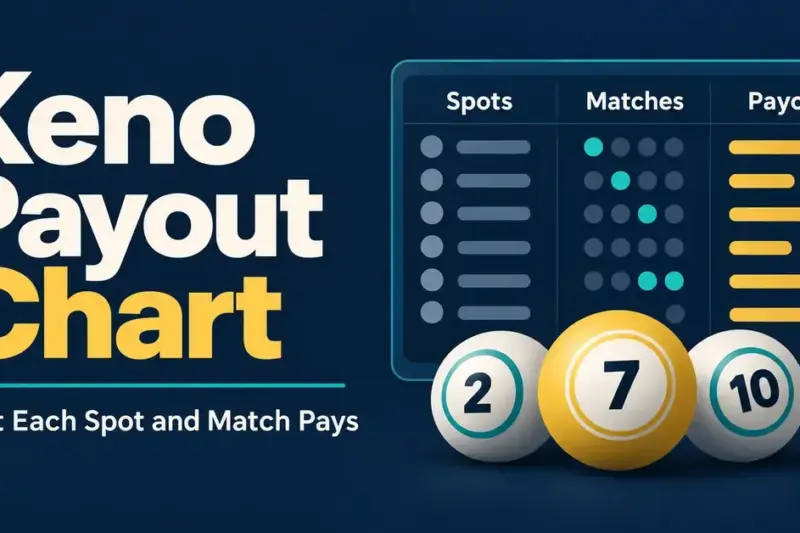 Keno Payout Chart: What Each Spot and Match Pays