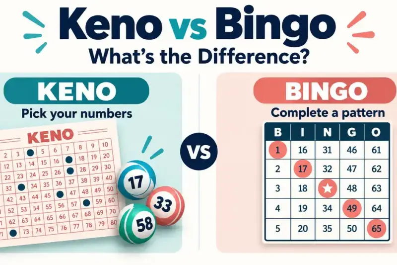 Keno vs Bingo: What’s the Difference?